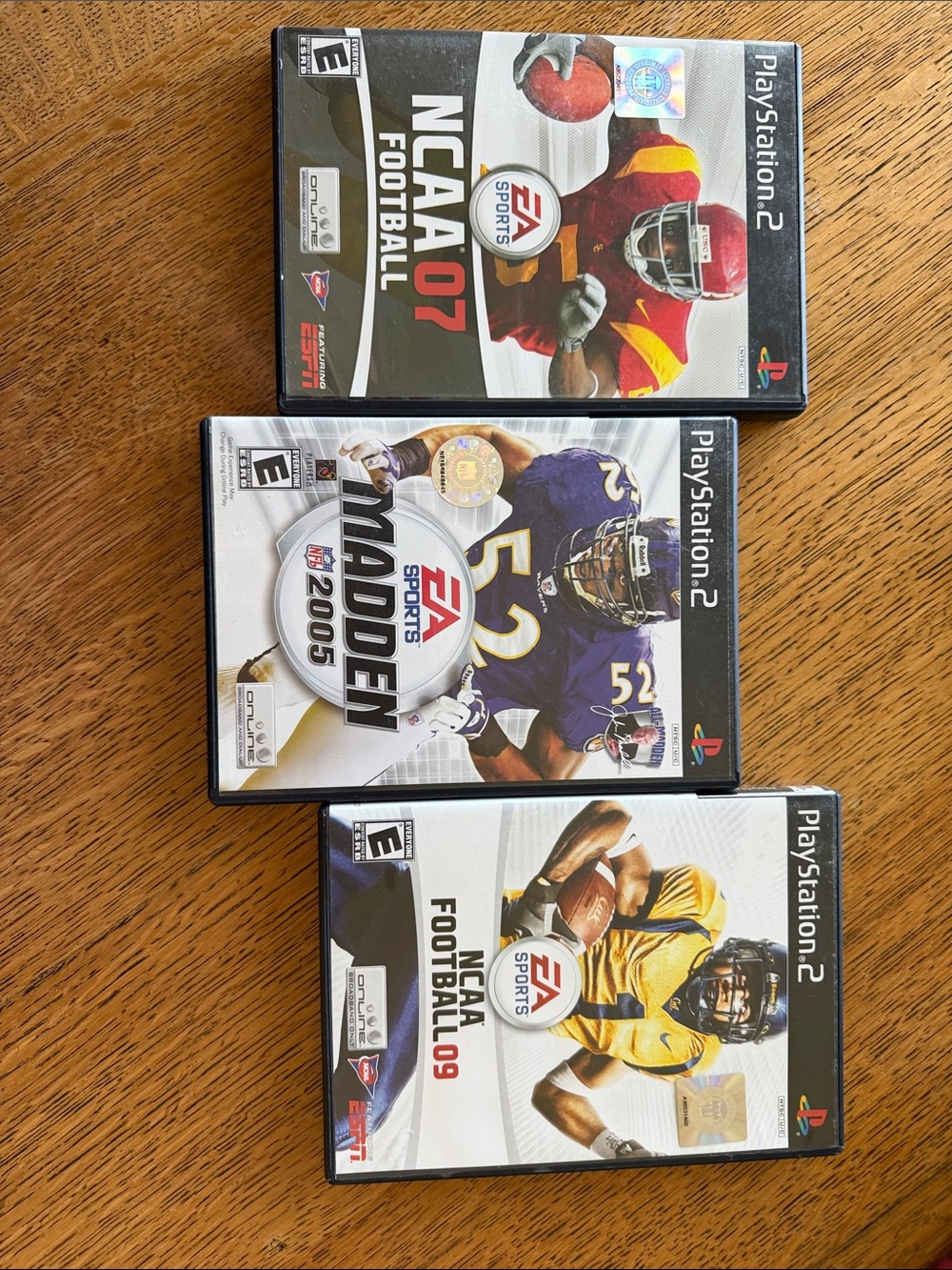 Sony PlayStation 2 Sports Game Bundle - Red, Yellow, Purple